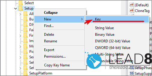 add new key windows 11 registry
