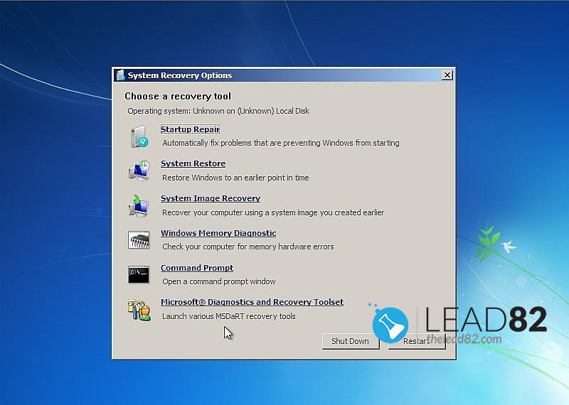 how to wipe a computer system and use recovery disk