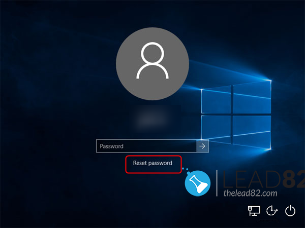 windows 10 reset password link